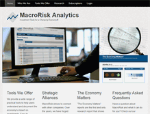 Tablet Screenshot of macrorisk.com